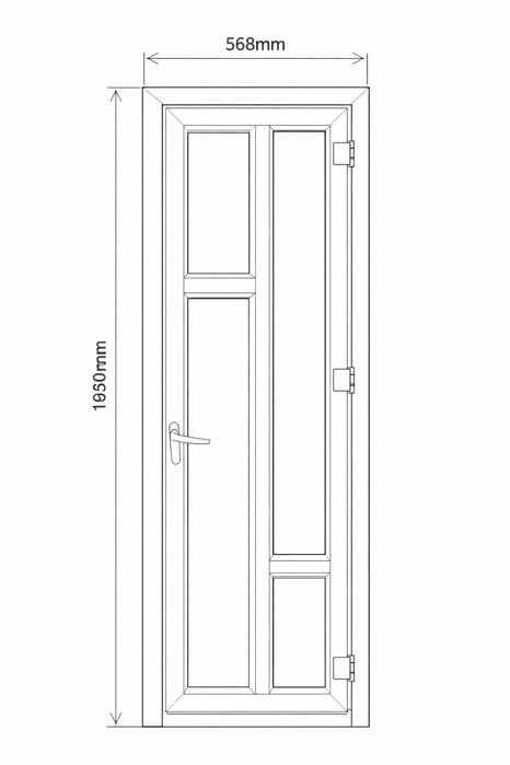 Дверь межкомнатная ПВХ