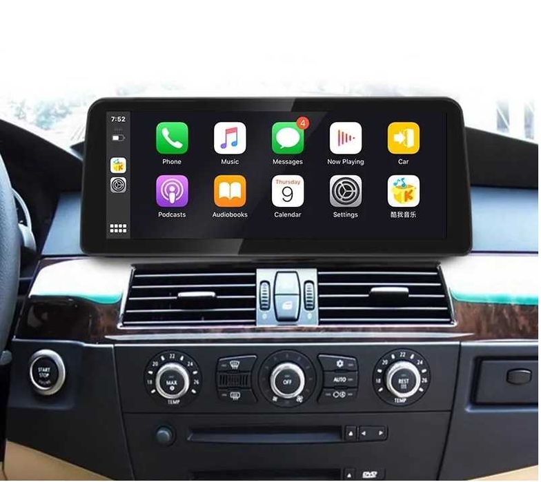 Navigatie BMW Seria 5 E60 E61 cu Ecran 12.3 inch QLED Bluray Full HD