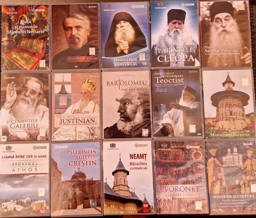 Set DVD'uri + Locuri Sfinte, Preoți Duhovnici ai sec. XX