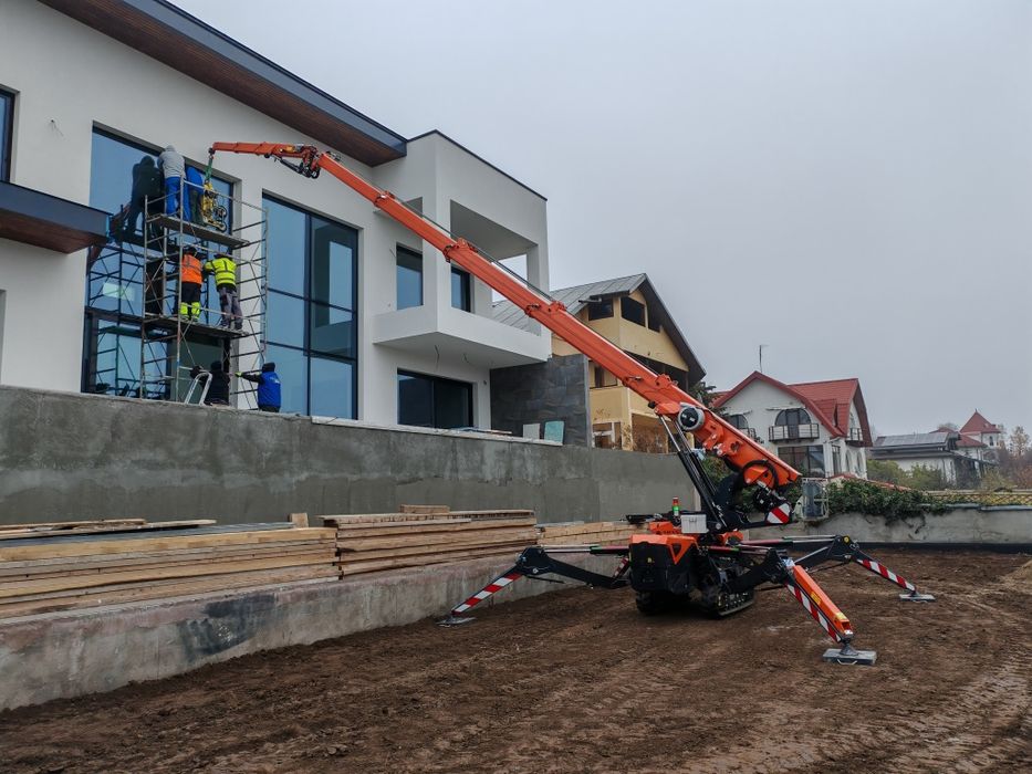 Minimacara / macara  Spider,  pentru pereți cortina, sticla !PROMOTIE!