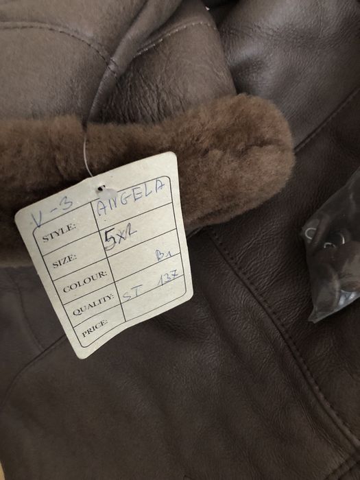 Дублёнка овчина  шоколадный мусс