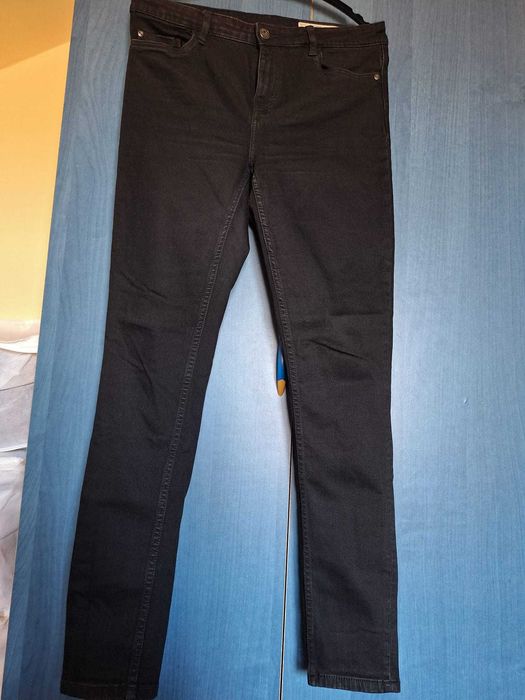 Blugi negri damă Esmara Super Skinny Fit mărimea 42