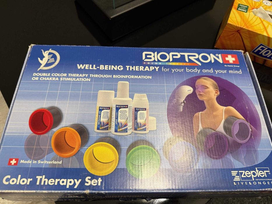 LAMPA BIOPTRON ZEPTER + Set complet de accesorii - Stare Excelenta