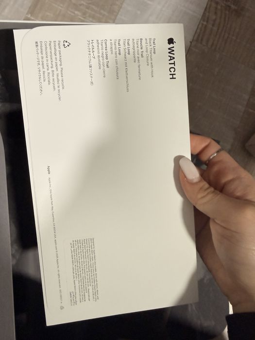 AppleWatch nou Ultra 3 negru barbati