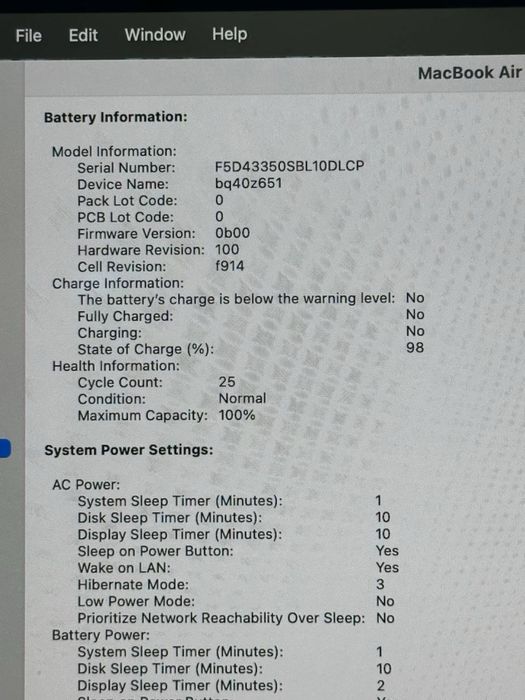 MacBook Air M2 2022