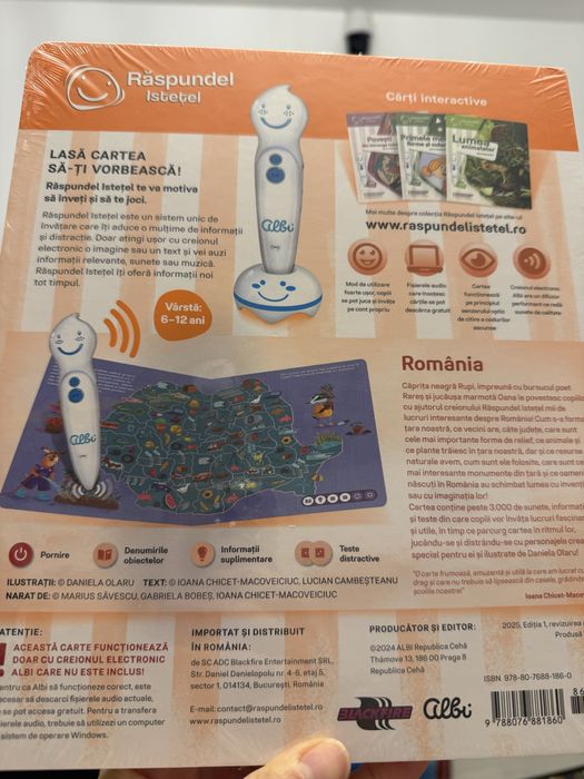 Carte Romania Raspundel istetel noua sigilata