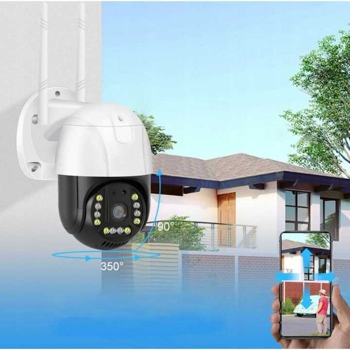 Охранителна камера за наблюдение с 4G SIM карта, Външна