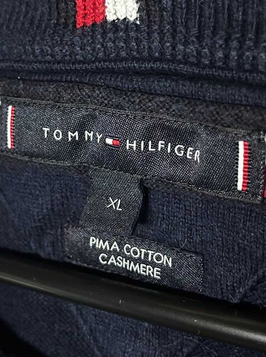 Tommy Hilfiger Pima Cotton Cashmere Sweater Мъжки Пуловер
