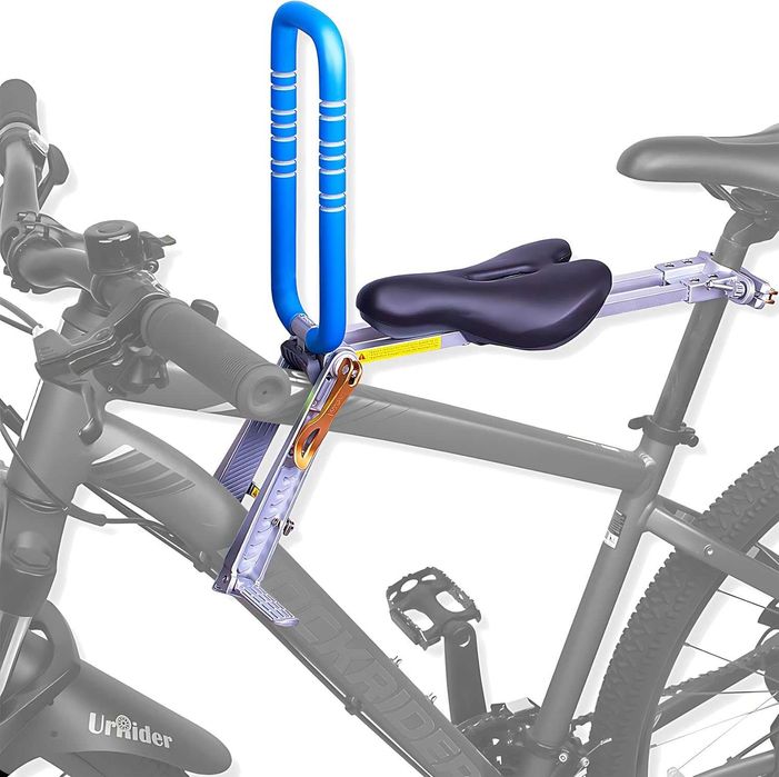 Urrider Scaun Aluminiu Bicicleta Copii 2-4 ani Prindere tija Șa +Cadru