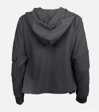 PUMA. Plus size. Хлопковая oversize худи-толстовка