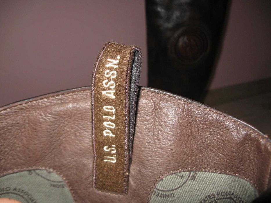 United states polo association дамски ботуши естествена кожа