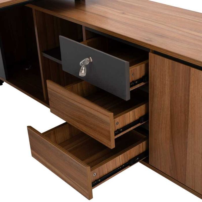 Офис бюро Supreme 200x180x76см, Ляв и Десен ъгъл. Безплатна Доставка!