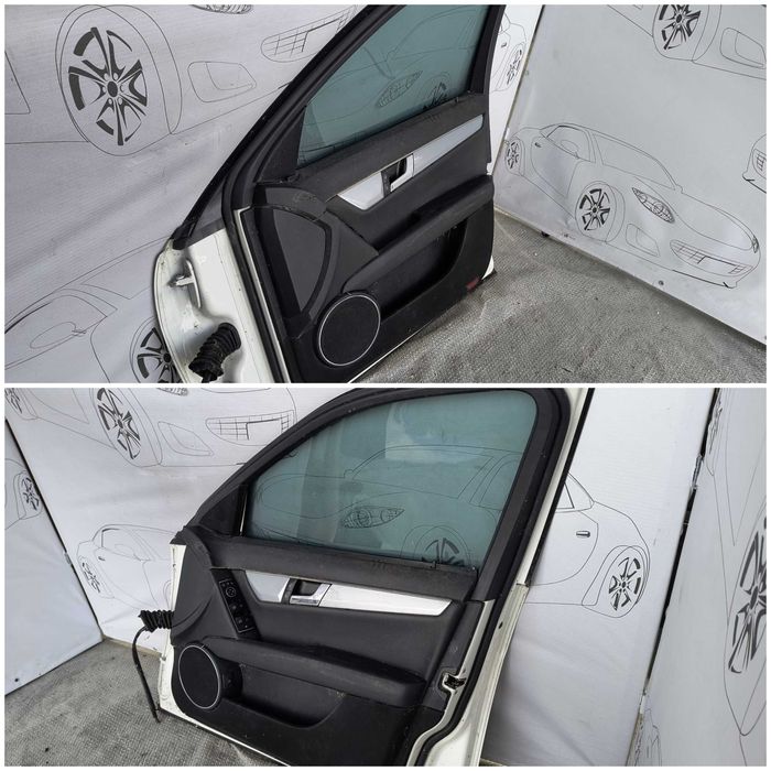 Ușă Față Dreaptă Mercedes-Benz C-Class W204 Sedan Alb Cod OEM A2047206000 2011 / [2007-2014] / (11U)
