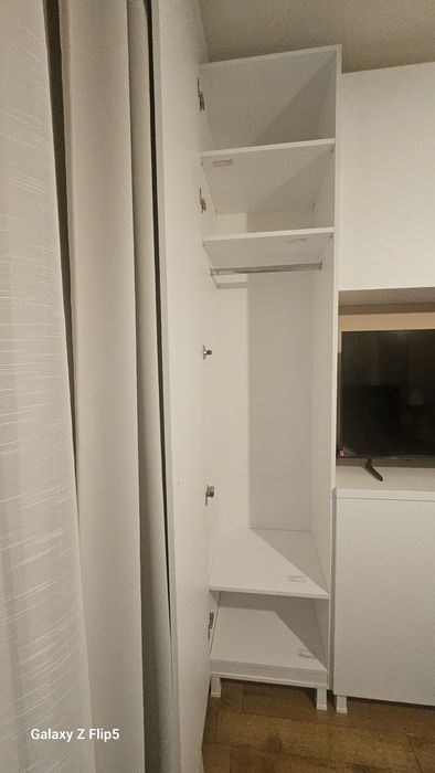 Dressing cu spatiu pentru TV,, alb, NOU