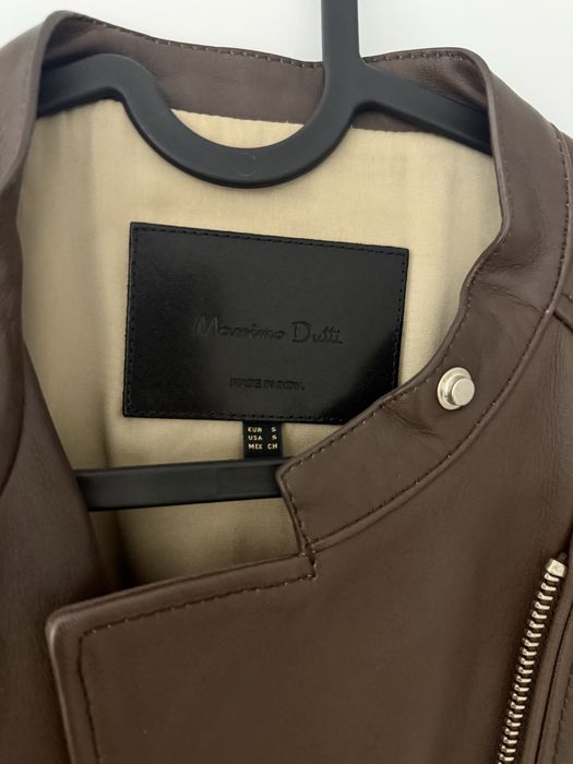 Кожено яке Massimo dutti