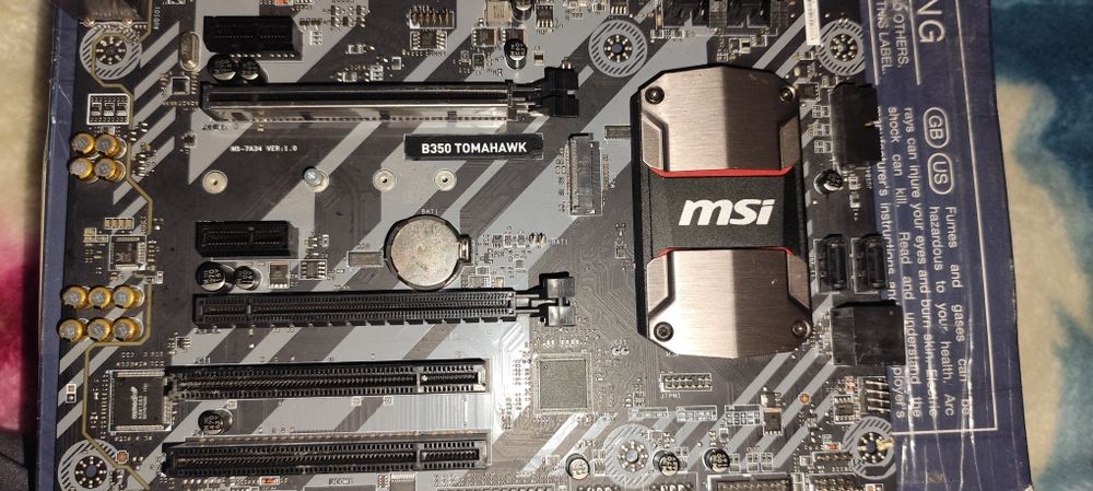 Kit PC MSI B350 Tomahawk + Ryzen 5 1500X + Cooler – Funcțional