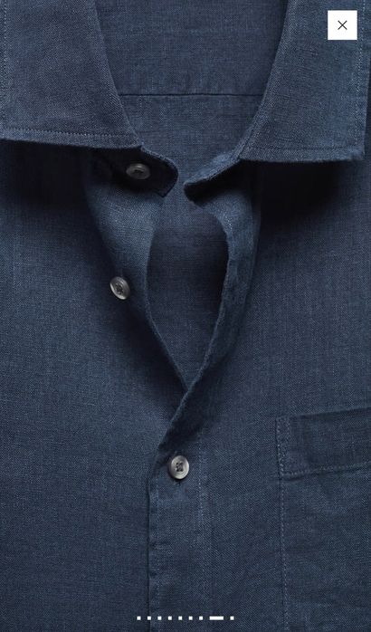 Camasa in 100% bleumarin Mango