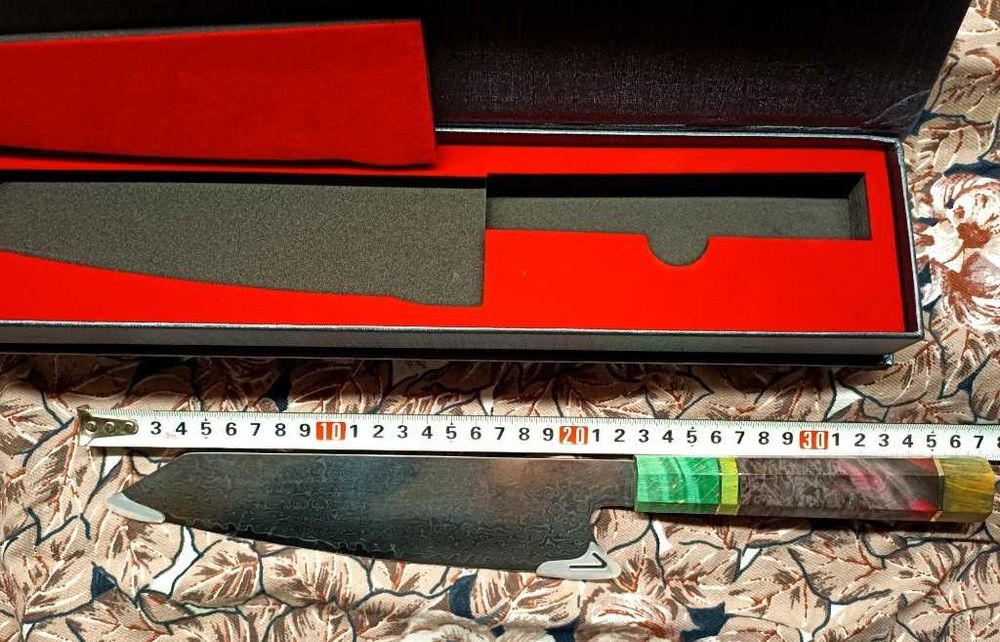 Японски нож Kiritsuke (Кирицуке) - Дамаска стомана