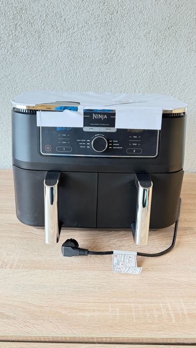 Friteuză cu aer cald Ninja Foodi MAX Dual Zone 9.5L – Nouă, în cutie