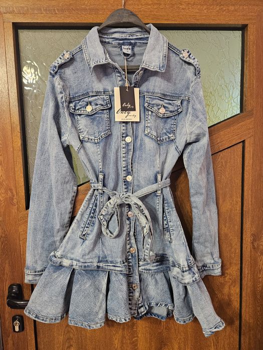 Дамска дънкова рокля