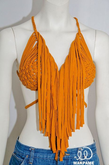 Макраме топ бохо стил