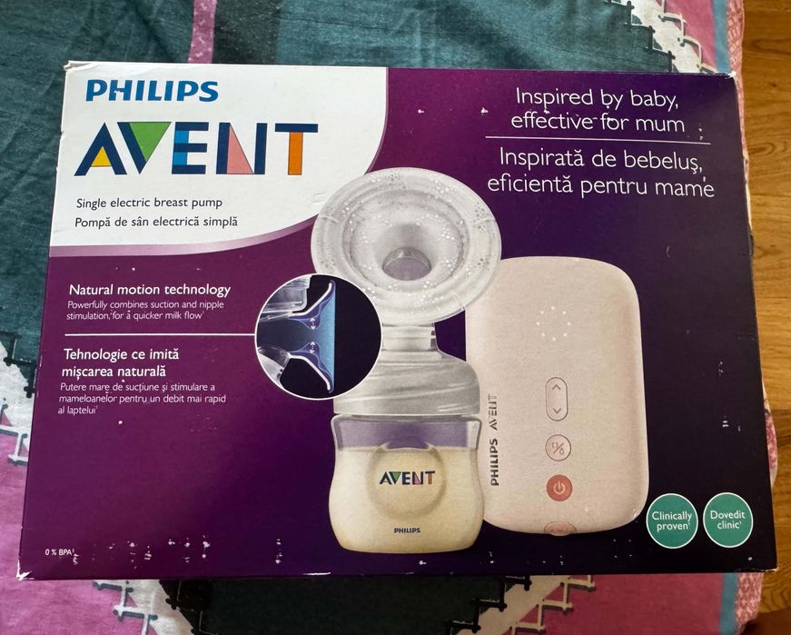 Vând pompa electrica pentru sân Philips Avent SCF395