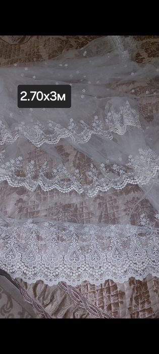 Продам тюль шторы почти новые