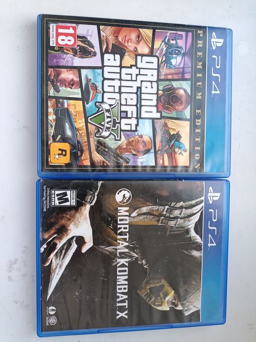 Диски для пс 4 МК Х и GTA 5