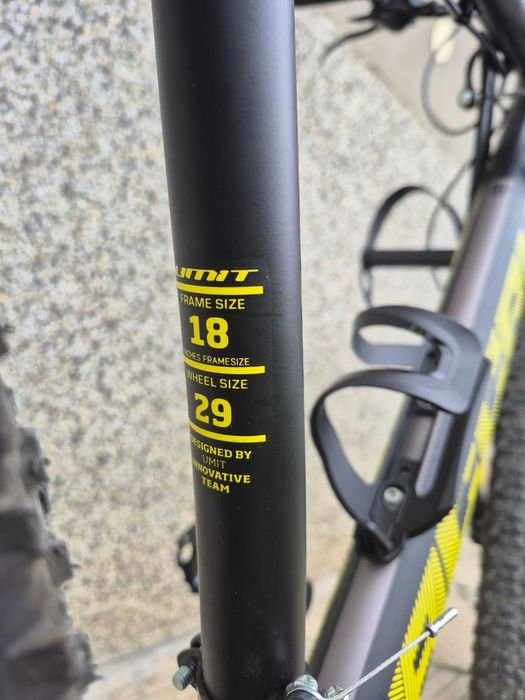 Планински велосипед Paer Bike 29 Accrue HDB black-yellow