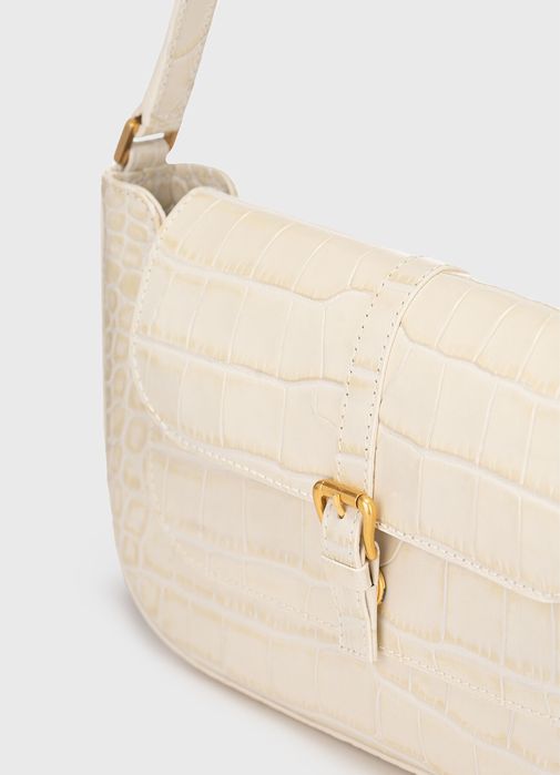 By Far чанта Miranda с кроко ефект - нова