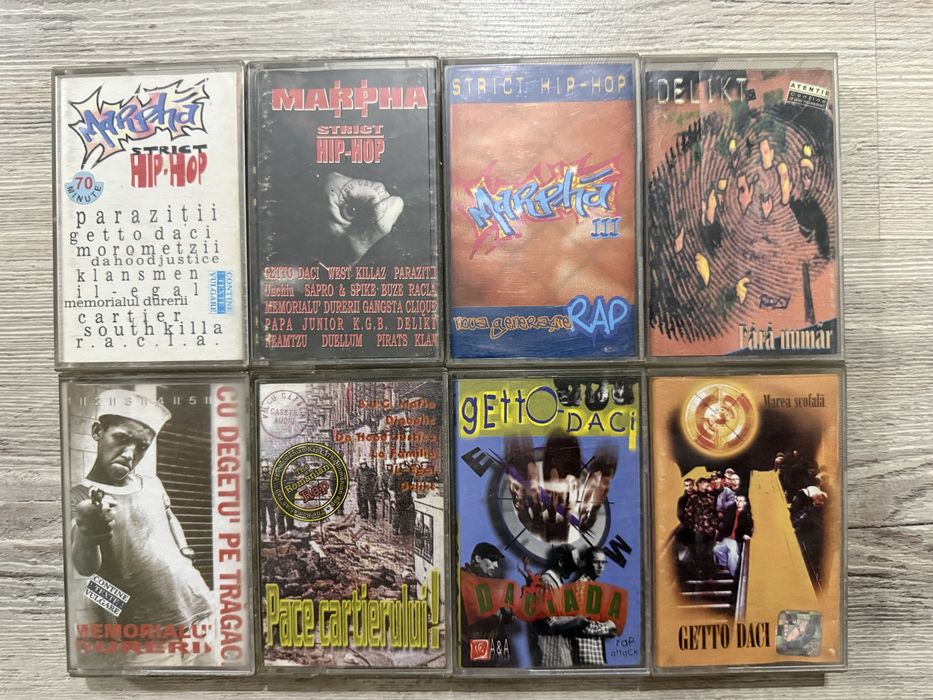Casete hip-hop romanesc vechi