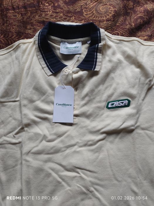 Casablanca - тениска с яка,  къс ръкав