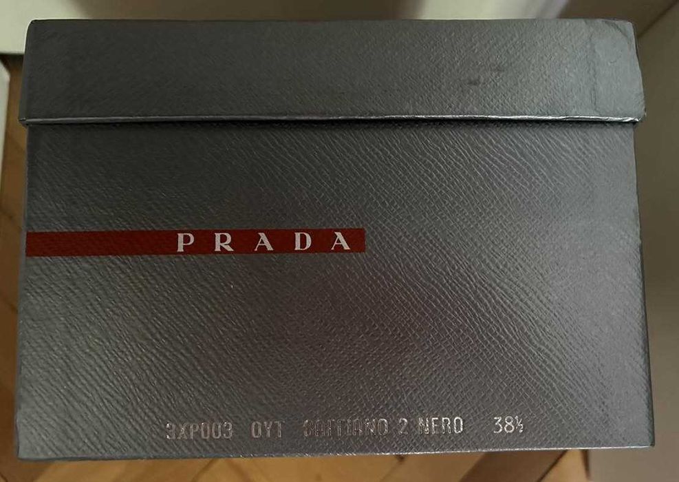 Сандали Prada, кожа, черни, 38.5
