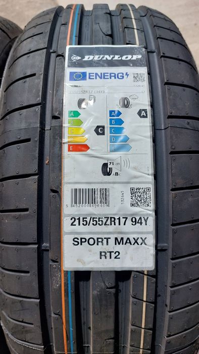 Нови летни 215/55/17 Dunlop Sport Maxx RT2 2 броя
