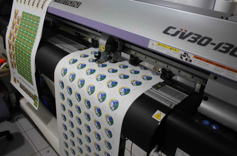 Стикер, печать на оракал, баннер