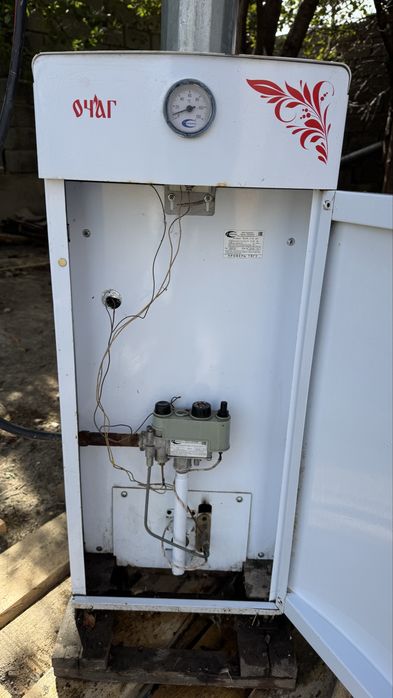 Газовый котел очаг б/у