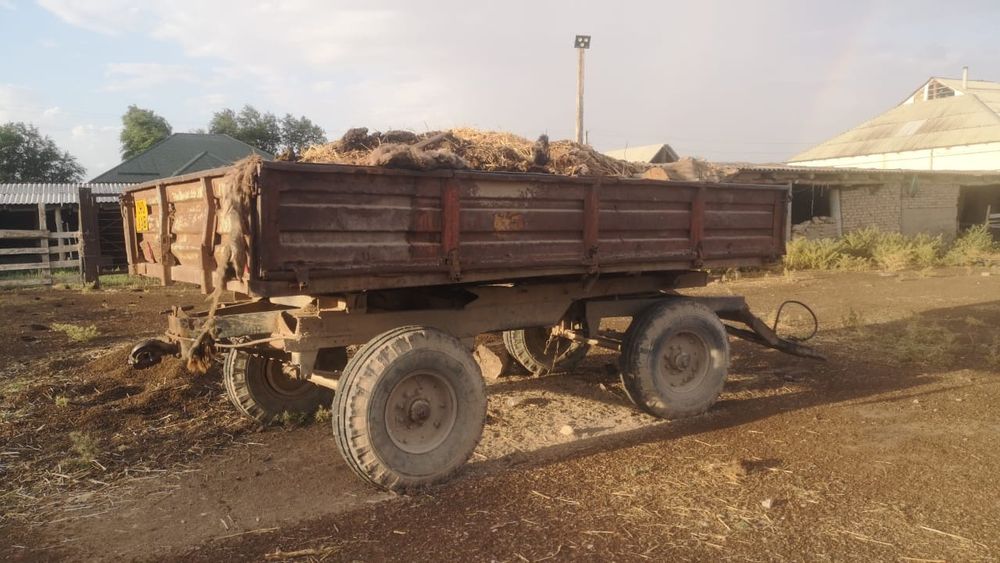 Трактор мтз80,3тележка