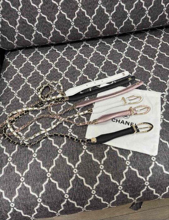 Колани от естествена кожа Gucci , LV , Fendi , Balenciaga , Prada