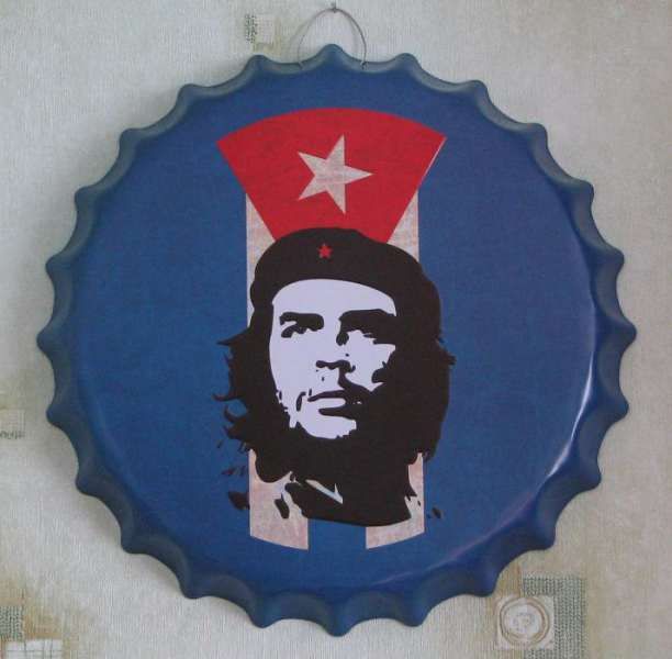 Че Гевара колекционерски табели във формата на капачка за бутилка бира