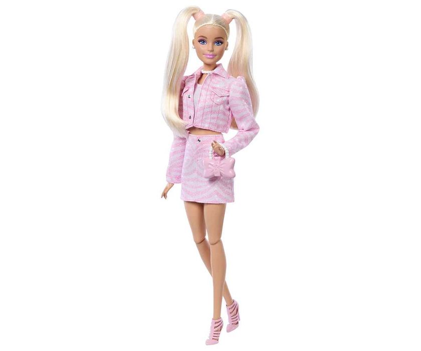 Оригинална кукла Barbie Deluxe Style,  с розово дънково яке / Mattel