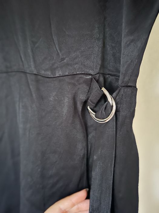 Гащеризон рокля в черен цвят zara зара