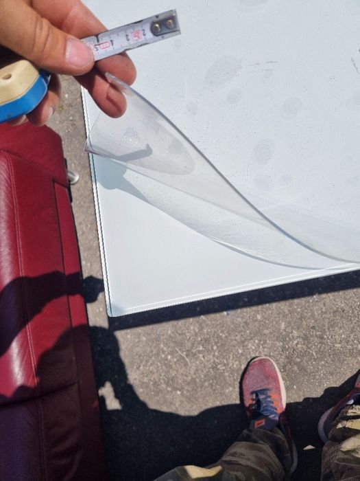 Masa terasa living inox geam 1,60x90