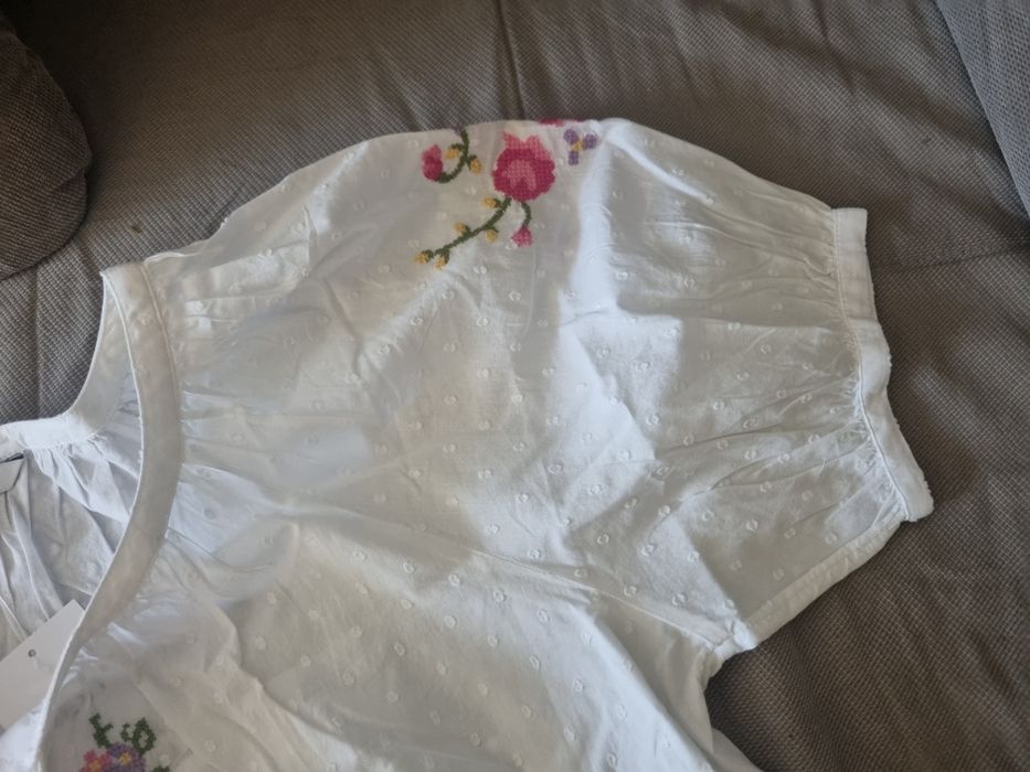 Cămașă Dama albă Brodata,  mărimea 40