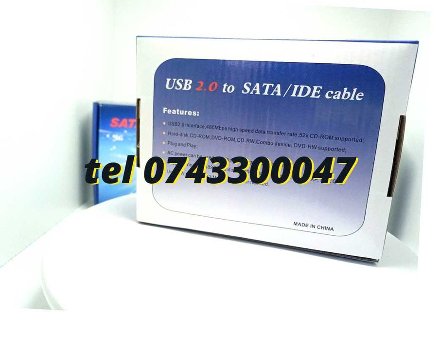 Adaptor Pentru Hard Diskuri Idesata La Usb 2 Si 3 Cu Alimentare P