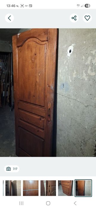 Интериорна врата без каса