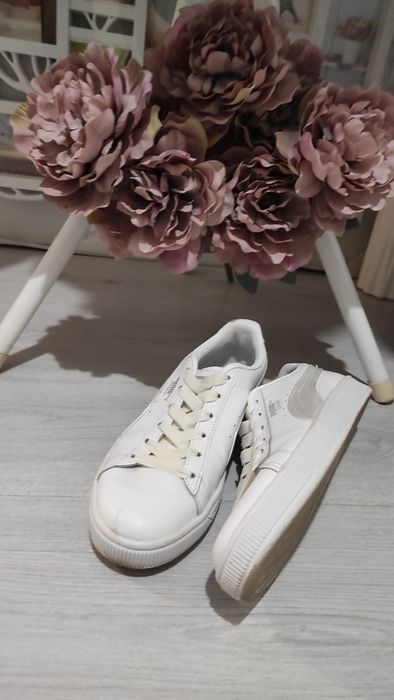 Дамски кецове, естествена кожа PUMA