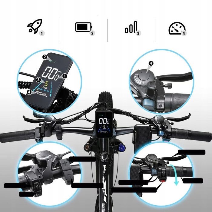 НОВО!!! Електрически Велосипед Keteles K800 2x1000W 48V/23 Ah