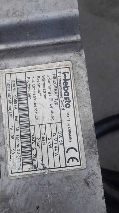 Продам Webasto предпусковой подогреватель