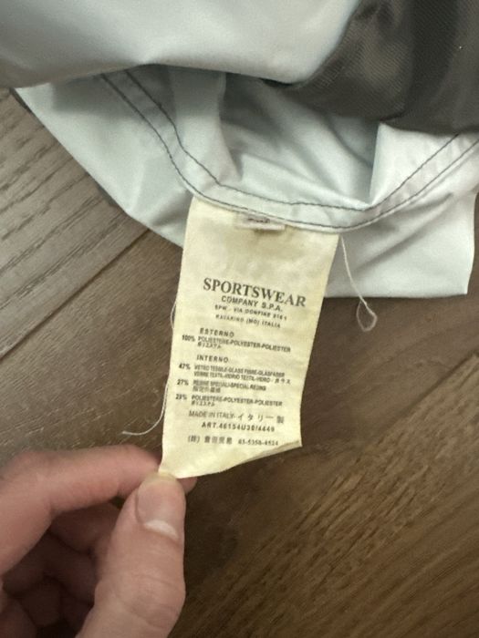 stone island reflective mesh