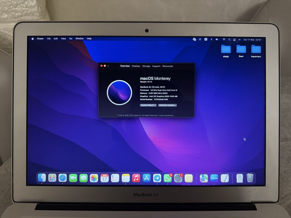 Продаю Macbook air